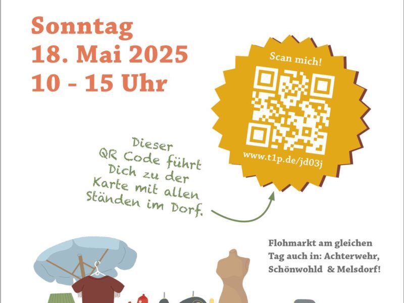 Dorfflohmarkt am 18.Mai 2025